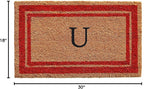 Calloway Mills 153031830U Red Border 18" x 30" Monogram Doormat - Image 2