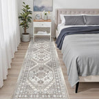 2'6 x 8' Runner Rug Non Slip, Washable Kitchen Rugs, Nursery Room, Soft Runner - Image 9
