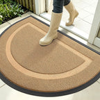 OLANLY Half Circle Front Door Mat Outside 35x23 All-Season Rubber Doormat | by OLANLY