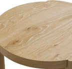 Furniture of America Carys Modern Solid Wood 20-inch Round End Table - Image 8