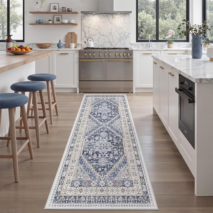 2x6 Runner Rug Non Slip, Washable Hallway Runner Rug, Nursery Room, Soft Runner - Image 8