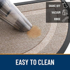 OLANLY Half Circle Front Door Mat Outside 47x23 All-Season Rubber Doormat | - Image 5
