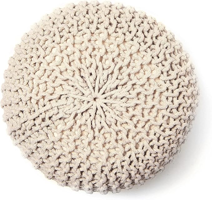REDEARTH · Round Pouf Ottoman - Image 5
