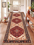 SERISSA 2'6"x8' Washable Non Slip Boho Runner Rug by SERISSAHomeDecorCollection