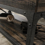 Industrial Lift Top Coffee Table 41 in, Wood Living Room Table - Image 8