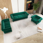 AVZEAR Living Room Loveseat Sofa, Upholstered Sofa Modern Loveseat Sofa - Image 8