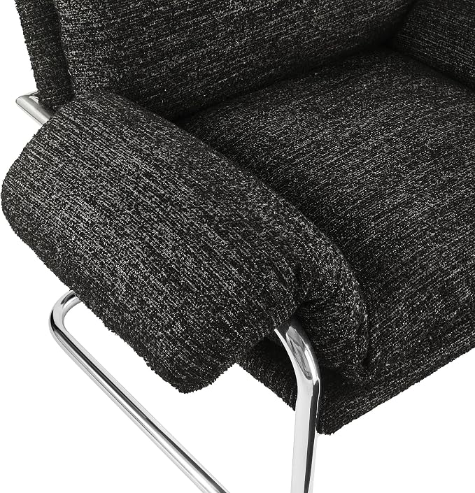 Modway Ansel Boucle Accent Chair in Charcoal - Image 9