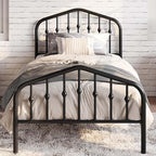 SHA CERLIN Twin Size Metal Platform Bed Frame by SHACERLIN