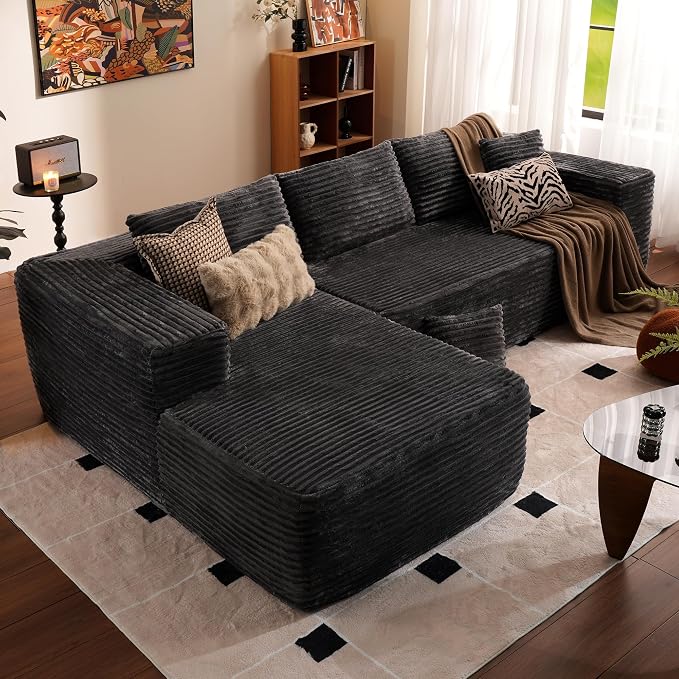 ovios 104" Cloud Boneless Couch - Image 7