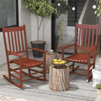 Outsunny Outdoor Rocking Chair Set of 2, Patio Rocking Chair - Image 2