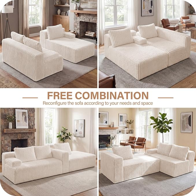 Modular Sectional Sofa Couches L-Shape Couch - Image 5