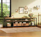 Huuger TV Stand for 75 80 Inch TV, Entertainment Center - Image 7