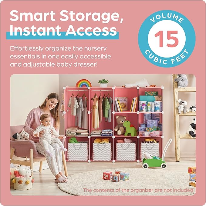CUBEDIY Baby Closet Organizer for Nursery - Image 2