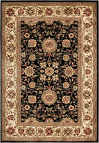 SAFAVIEH Lyndhurst Area Rug 6x8, Traditional Black & Ivory LNH212A - Image 4