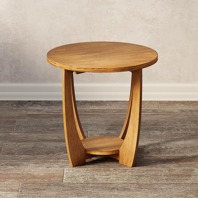 COZAYH Rustic Farmhouse End Table - Image 7