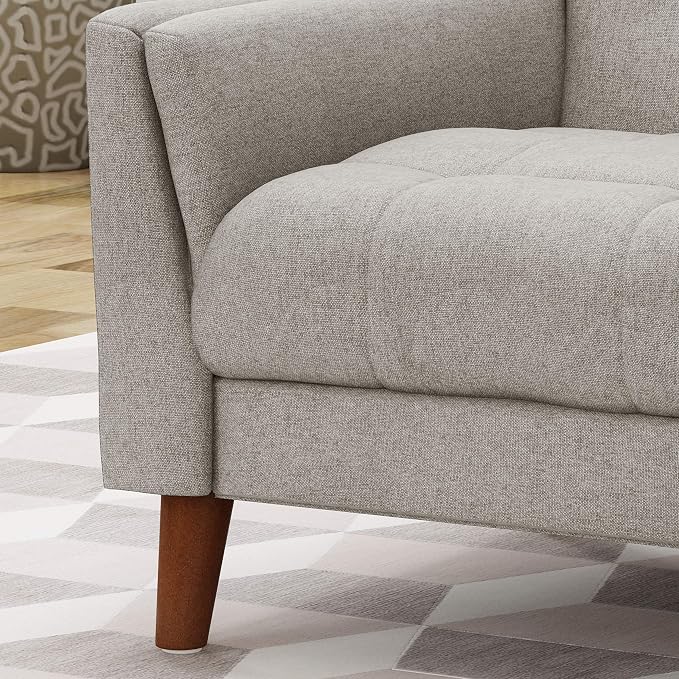 Christopher Knight Home Evelyn Mid Century Modern Fabric Arm Chair - Image 5