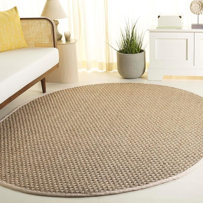 SAFAVIEH Area Rug 6x8 Oval by Unknown