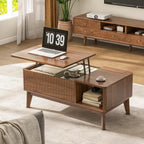 LYNCOHOME Fluted Lift Top Coffee Table - Image 6