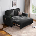 LINSY HOME Loveseat Sofa with Pull Out Couch Chaise: 2-in-1 Convertible 2 by LINSYHOME