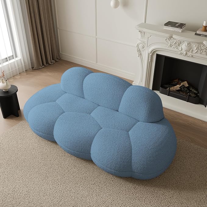 JACH Cloud Shaped Couches for Living Room, Modern Comfy Upholstered Sofa by JACH