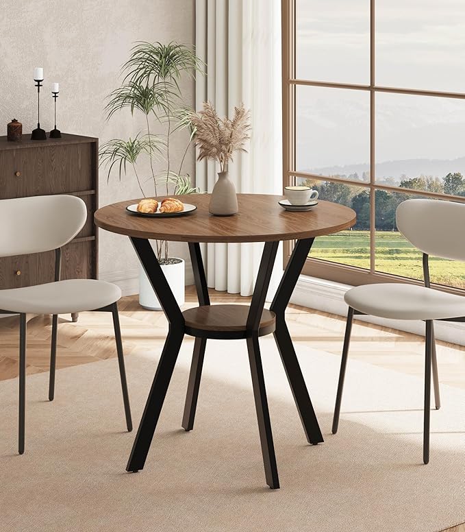 MECHYIN 31.5" Round Dining Table by MECHYIN