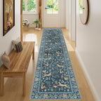 DUKINO 2x8 Washable Runner Rug, Non Slip Animal Kitchen Runner Rug, Low Pile - Image 5