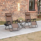 Outsunny Zero Gravity Chair Set - Image 2