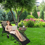 Oversized Padded Outdoor Folding Lounge Chair - Image 2