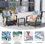 8PCS Patio Cushion Covers.Patio Furniture Couch SeatSlipcovers | Washable - Image 3