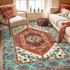SERISSA 4x6 Washable Non Slip Boho Area Rug - Image 5