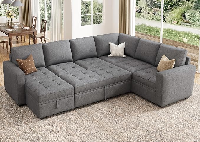 HONBAY Modular Sectional Sleeper Sofa by HONBAY