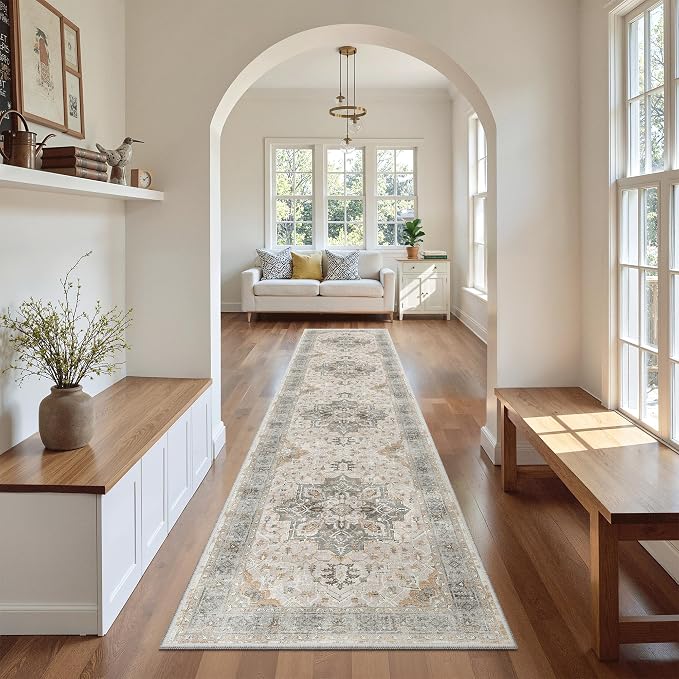 Madane Washable Runner Rugs 2x12 Long - Image 4