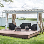 Patio 3-Seater Sofa Cover, Outdoor Couch Cover Fits up to 76W x 32.5D x 33H - Image 8