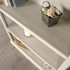 Sauder Miscellaneous Storage 3-Shelf Bookcase/ book shelf, Chalked Chestnut - Image 5