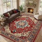 RELEANY Washable Area Rug, Large 10'x14', Water Repellent, Pet Friendly - Image 2
