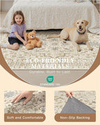 Madane Hallway Runner Rug 3x16 Washable Kitchen Runners Long, Soft Thin - Image 5