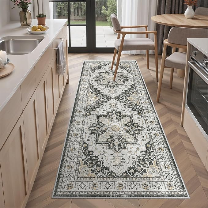 Madane Hallway Runner Rug 2x5 Washable Entry Rugs Non-Slip, Soft Low-Pile - Image 3
