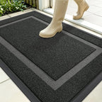 OLANLY Front Door Mat Outside 35x23, All-Season Heavy-Duty Rubber Doormat | by OLANLY