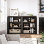 GarveeHome 3 Tier Farmhouse Bookcase, 39.9" Tall Book Shelf - Image 4
