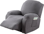 Genina Recliner Chair Cover, Stretch Reclining Chair Covers, Recliner Sofa - Image 8