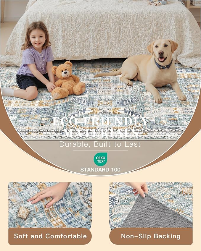 Madane Washable Runner Rug 2x6 Runners - Image 5