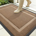 OLANLY Front Door Mat Outside 35x23, All-Season Heavy-Duty Rubber Doormat | by OLANLY