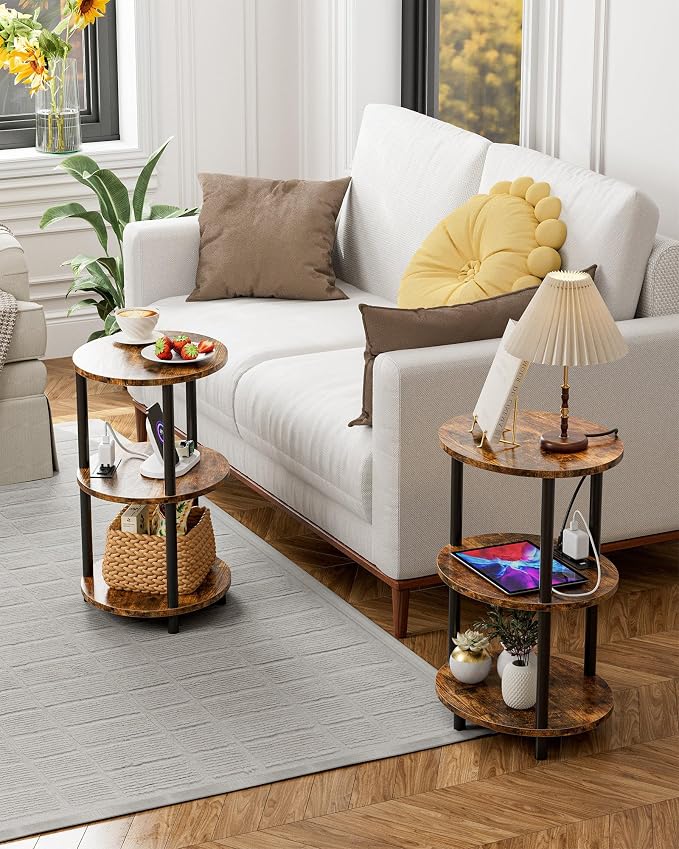 Small Round Side Table - Image 6