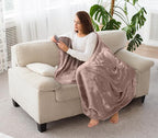 Utopia Bedding Soft Fleece Bed Blanket Throw Size Rose Pink | Microfiber Plush - Image 5