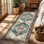Yamaziot Washable Runner Rug, 2x6 Non-Slip Boho Vintage Hallway Kitchen Rug | by Yamaziot