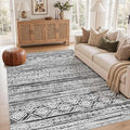 cotiled Boho 5x8 Area Rugs for Living Room: Soft Moroccan Washable Rug | Solve by COTILED