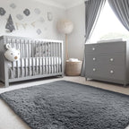 OLANLY 3x4 Machine Washable Accent Rug, Soft Fluffy Shaggy Area Rug - Image 5