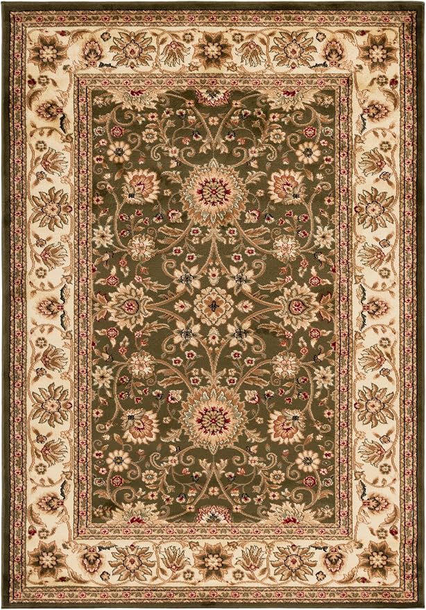 SAFAVIEH Lyndhurst Area Rug 6x8, Traditional Sage & Ivory LNH212C - Image 4