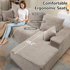 107.5" Cloud Sectional Couch - Image 5