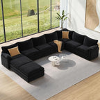 Vesgantti Large Modular Sectional Sofa, Big Comfy Cloud Couch by Vesgantti